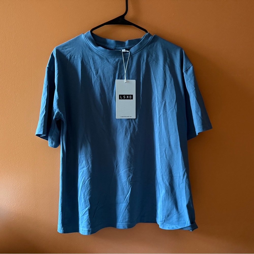 LSKD Go-To FLXCotton Oversized Women’s T-Shirt Elemental Blue